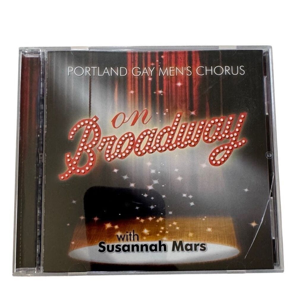 Portland Gay Men’s Chorus On Broadway w/ Susannah Mars ( CD, Rare )